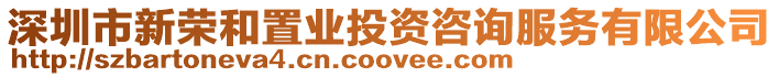 深圳市新榮和置業(yè)投資咨詢服務有限公司