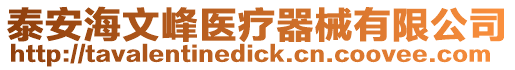 泰安海文峰醫(yī)療器械有限公司