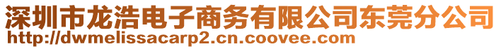 深圳市龍浩電子商務有限公司東莞分公司