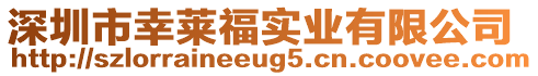 深圳市幸萊福實(shí)業(yè)有限公司
