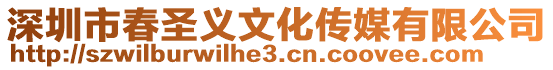 深圳市春圣義文化傳媒有限公司