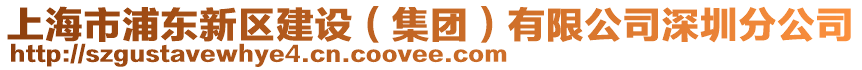 上海市浦東新區(qū)建設(shè)（集團）有限公司深圳分公司