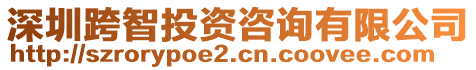 深圳跨智投資咨詢有限公司