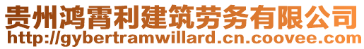 貴州鴻霄利建筑勞務有限公司