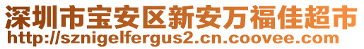 深圳市寶安區(qū)新安萬福佳超市