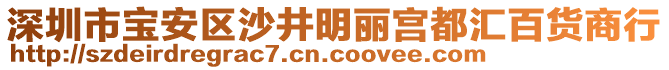 深圳市寶安區沙井明麗宮都匯百貨商行