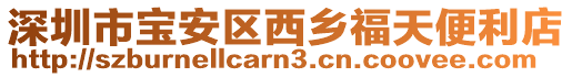 深圳市寶安區(qū)西鄉(xiāng)福天便利店