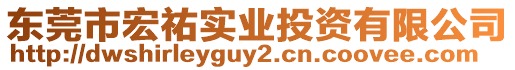 東莞市宏祐實業投資有限公司