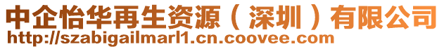 中企怡華再生資源(深圳)有限公司