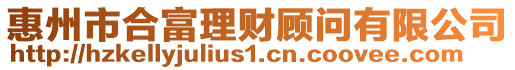 惠州市合富理財顧問有限公司