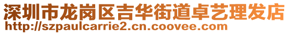 深圳市龍崗區(qū)吉華街道卓藝?yán)戆l(fā)店