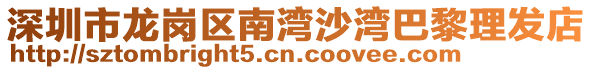 深圳市龍崗區(qū)南灣沙灣巴黎理發(fā)店