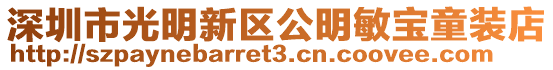 深圳市光明新區(qū)公明敏寶童裝店