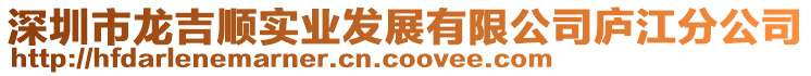 深圳市龍吉順實(shí)業(yè)發(fā)展有限公司廬江分公司