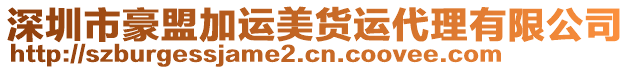 深圳市豪盟加運美貨運代理有限公司