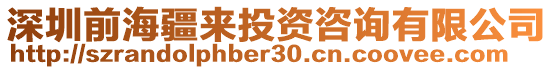深圳前海疆來投資咨詢有限公司