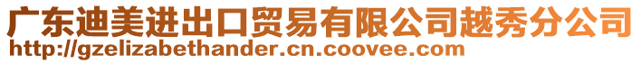 廣東迪美進(jìn)出口貿(mào)易有限公司越秀分公司