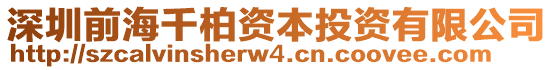 深圳前海千柏資本投資有限公司