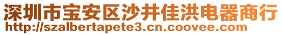 深圳市寶安區(qū)沙井佳洪電器商行