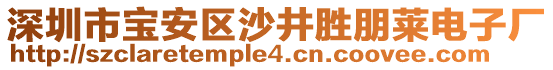 深圳市寶安區(qū)沙井勝朋萊電子廠