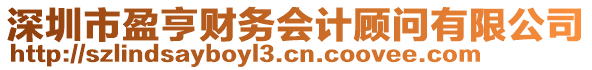 深圳市盈亨財(cái)務(wù)會(huì)計(jì)顧問有限公司