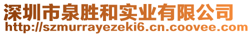 深圳市泉勝和實業(yè)有限公司