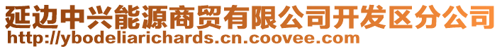 延邊中興能源商貿(mào)有限公司開發(fā)區(qū)分公司