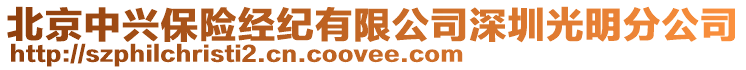 北京中興保險(xiǎn)經(jīng)紀(jì)有限公司深圳光明分公司