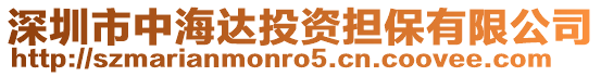 深圳市中海達(dá)投資擔(dān)保有限公司