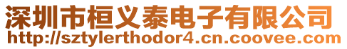 深圳市桓義泰電子有限公司