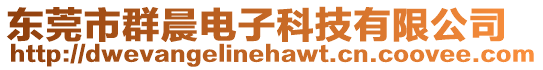 東莞市群晨電子科技有限公司