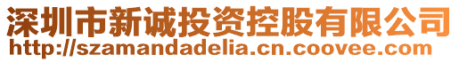 深圳市新誠投資控股有限公司