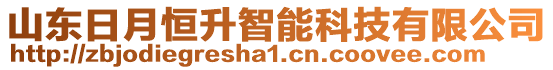 山東日月恒升智能科技有限公司