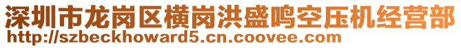 深圳市龍崗區橫崗洪盛鳴空壓機經營部