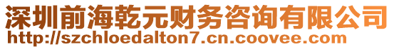 深圳前海乾元財務咨詢有限公司