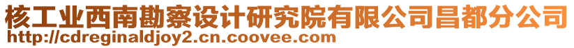 核工業(yè)西南勘察設(shè)計研究院有限公司昌都分公司