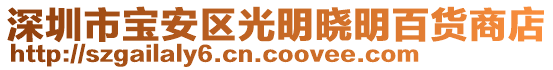 深圳市寶安區(qū)光明曉明百貨商店