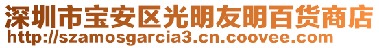 深圳市寶安區(qū)光明友明百貨商店