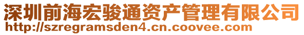 深圳前海宏駿通資產(chǎn)管理有限公司