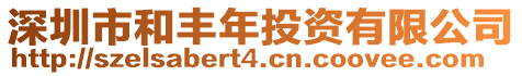 深圳市和豐年投資有限公司