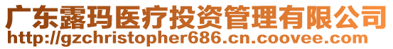 廣東露瑪醫(yī)療投資管理有限公司