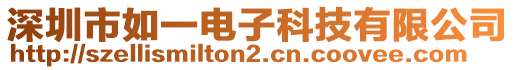 深圳市如一電子科技有限公司