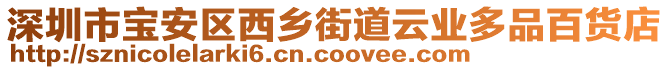 深圳市寶安區西鄉街道云業多品百貨店