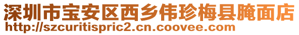 深圳市寶安區(qū)西鄉(xiāng)偉珍梅縣腌面店