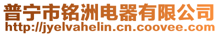 普寧市銘洲電器有限公司