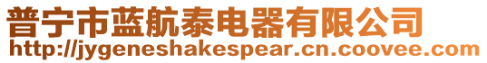 普寧市藍航泰電器有限公司