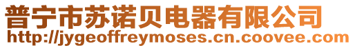 普寧市蘇諾貝電器有限公司