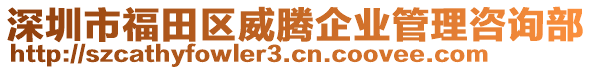 深圳市福田區(qū)威騰企業(yè)管理咨詢部