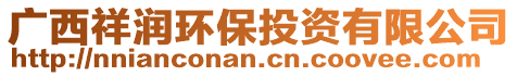 廣西祥潤環保投資有限公司