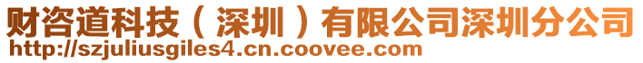財咨道科技(深圳)有限公司深圳分公司